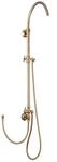 PaulGurkes Aufputz Dusche Set Gold Duschsystem Regendusche