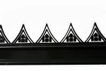 Halls Dachfirstverzierung Icon Planthouse 6 mit 7,3 m&sup2; Schwarz