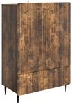 vidaXL Sideboard Ger&auml;ucherte Eiche 66 x 34,5 x 97 cm Holzwerkstoff 894440