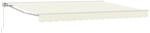 vidaXL Manuell Einziehbare Markise Creme 5 x 3 m 3420326