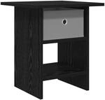 vidaXL Nachttisch Schwarz Eichen-Optik 41 x 40 x 45 cm Holzwerkstoff 8000438