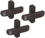 Basi - Fenster- und Fenstert&uuml;renzusatzsicherung - SET - 3x FS 500 - Braun -