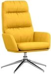 vidaXL Relaxsessel Senfgelb Stoff 341137