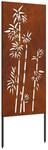 vidaXL Garten Sichtschutz-Leinwand Rostig 50 x 140 cm Wetterfeststahl 876300
