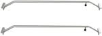 TRUTZHOLM 2 x Alu Flachplanenb&uuml;gel Verstellbar 106 bis 148 cm Aluminium