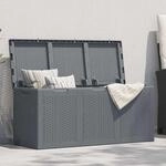 Furnicato Gartenbox Grau Pp Rattan 270 L