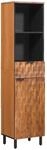 vidaXL Badezimmerschrank Braun 38 x 33 x 160 cm Massivholz Mango 4017922