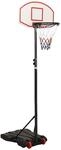 vidaXL Basketballst&auml;nder Wei&szlig; 216-250 cm Polyethylen 93655