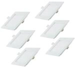 LUXULA LED Downlight Einbauspot 6er Set 6x24W 2565lm CCT 3000K 4000K 6000K