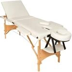 Tectake 3 Zonen Massageliege Daniel Breite 60 cm Polsterung 5 cm Inklusive