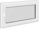 vidaXL Kellerfenster RISOR Anthrazit 110 x 60 cm PVC und Glas 42047298