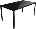 Mojawo Gartentisch Esstisch Outdoor Glastisch Black Line Gartenm&ouml;bel 150x80 cm 2