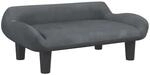 vidaXL Kindersofa Dunkelgrau 70x40x24 cm Samt 3196351