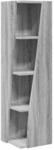 vidaXL Eckschrank Graues Sonoma 27,5x27x102cm Holzwerkstoff 889851
