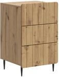 vidaXL Nachttisch Artisan-Eiche 43 x 41 x 68 cm Holzwerkstoff 894334