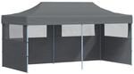 vidaXL Party-Zelt Anthrazit 291 x 580 x 315 cm Oxford-Stoff 42023653