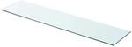 vidaXL Regalboden Glas Transparent 90x20 cm 243839
