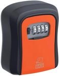 Basi - Schl&uuml;sselsafe - Schwarz-Orange - SSZ 200 - mit Zahlenschloss -...