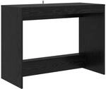 vidaXL Bett-Schreibtisch Schwarz Eichen-Optik 100 x 45 x 75 cm 893732