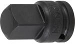 BGS Kraft Steckschl&uuml;ssel Adapter Innenvierkant 12 5 Mm 1 2 Zoll Au&szlig;envierkant 20