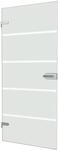 inova Glast&uuml;r 834x1972mm Blockstreifen Komplettset mit Glast&uuml;rbeschlag Conus