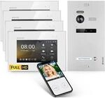 Balter EVO-HD Video-T&uuml;rsprechanlage mit App f&uuml;r Einfamilienhaus mit 4x 7 Zoll