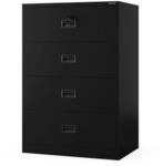 JAN NOWAK Metall-Karteischrank SARA XL V4 132x90x60 cm Schwarz