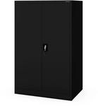 JAN NOWAK B&uuml;roschrank f&uuml;r Dokumente aus Metall KEVIN D600 140 x 90 x 60 cm Schwarz