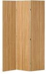 Homestyle4u Paravent Raumteiler 3-teilig Bambus Lamellen Holz 3121