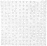 Relaxdays Duschmatte Quadratisch PVC Transparent Rutschfest 53 cm x 53 cm 640 g