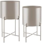 Tectake Pflanzenst&auml;nder Mine 2 Teilig Im Industrial Style Gro&szlig;er und Kleiner