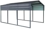 Westmann Carport Kopenhagen S 451 cm x 305 cm x 253 cm Grau