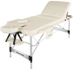 Tectake 3 Zonen Massageliege Phuket Breite 70 cm Polsterung 5 cm Inklusive