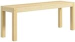 HOMCOM Sitzbank 2-Sitzer Kiefernholz 120 x 33 x 45 cm