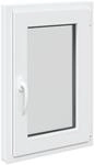 vidaXL Kellerfenster RISOR Wei&szlig; 50 x 75 cm PVC und Glas 42047186