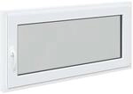 vidaXL Kellerfenster RISOR Wei&szlig; 120 x 60 cm PVC und Glas 42047261