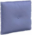 vidaXL R&uuml;ckenkissen Jeans Blau 50 x 19 x 45 cm Stoff 42014629