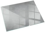 Tulup Glasplatte f&uuml;r Kamin Betonstruktur mit Effekt Bodenplatte Glas f&uuml;r Ofen