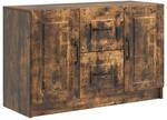 vidaXL Sideboard Ger&auml;ucherte Eiche 89 x 34,5 x 57 cm Holzwerkstoff 895810