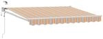 vidaXL Elektrische Ausziehbare Markise Blau und Orange 3,5 x 2,5 m 3419617