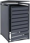 MCW 1er-M&uuml;lltonnenverkleidung Q75 Metall 116x68x89cm 35kg Anthrazit