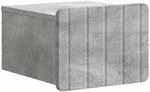 vidaXL Wandmontierter Nachttisch Betongrau 33 x 34,5 x 24 cm 898261
