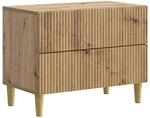 vidaXL Nachttisch Artisan-Eiche 62 x 34,5 x 48 cm Holzwerkstoff 894554