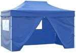 vidaXL Party-Zelt Blau 280 x 410 x 315 cm Oxford-Stoff 42023597