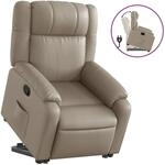 vidaXL Relaxsessel mit Aufstehhilfe Cappuccino-Braun Kunstleder Modell 15