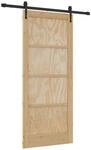 vidaXL Schiebet&uuml;r ORKDAL Natur 86 x 198,5 cm Massives Kiefernholz 3445600