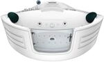 AcquaVapore Whirlpool Pool Badewanne Eckwanne Wanne W70-TH 150x150 mit T&uuml;r...