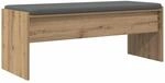 vidaXL Flurbank mit Kissen Artisan-Eiche 103 x 38 x 40 cm 891567