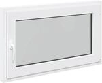 vidaXL Kellerfenster RISOR Wei&szlig; 100 x 70 cm PVC und Glas 42047253