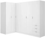 Vente-unique Kleiderschrank Listowel Wei&szlig; 213 cm